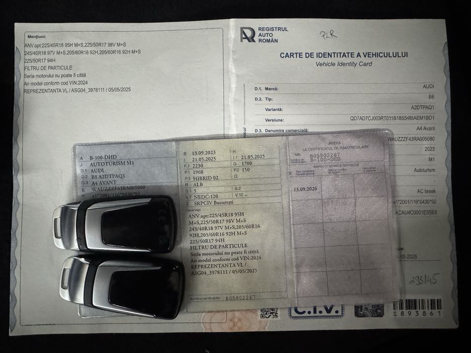 Audi A4 2.0 TDI S-Line Quattro 2023 avariat