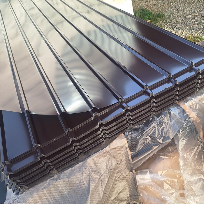 Tablă cutata colorată și zincată