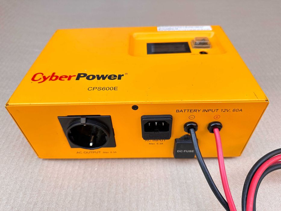 Sursa UPS CyberPower CPS600E sinus pur pt acumulator extern 420W