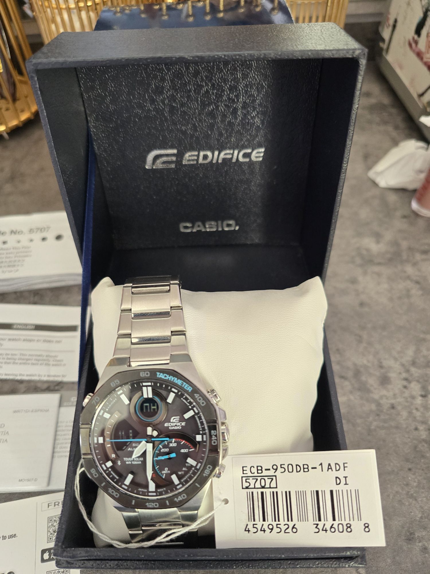 Casio edifice ECB-950DB стиль и классика  telegram  abdumarufaka