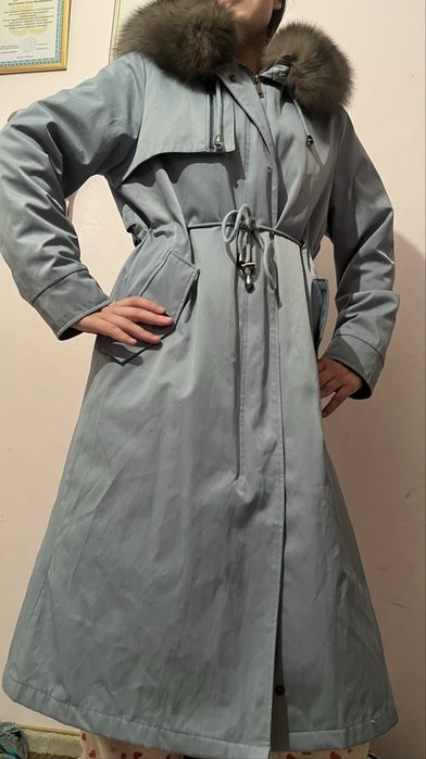парка женская зимняя с натуральным мехом