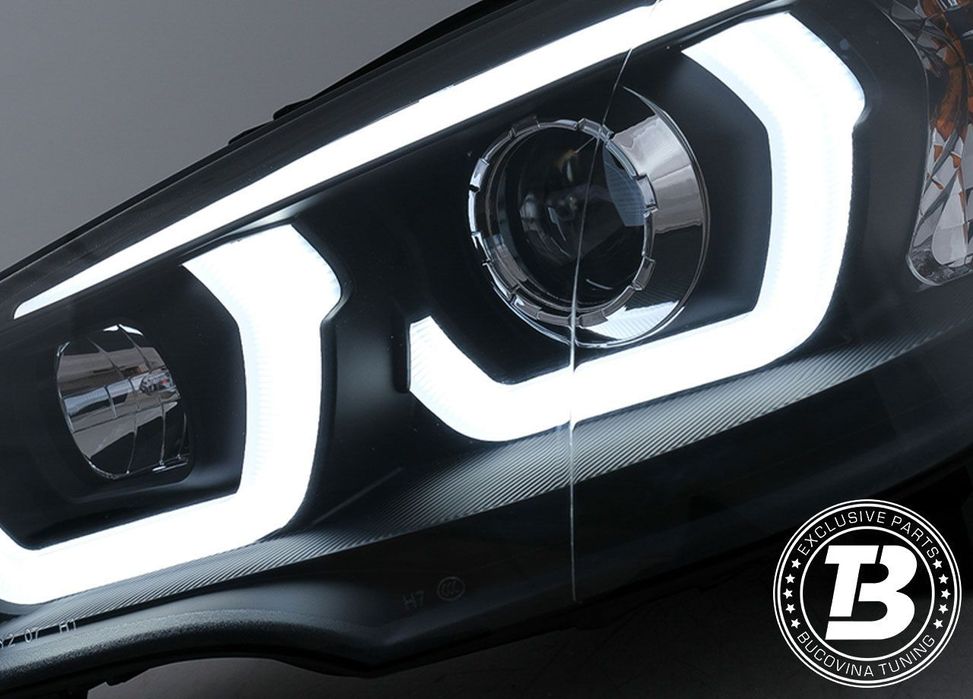 Faruri LED Angel Eyes DRL compatibile cu BMW X5 E70