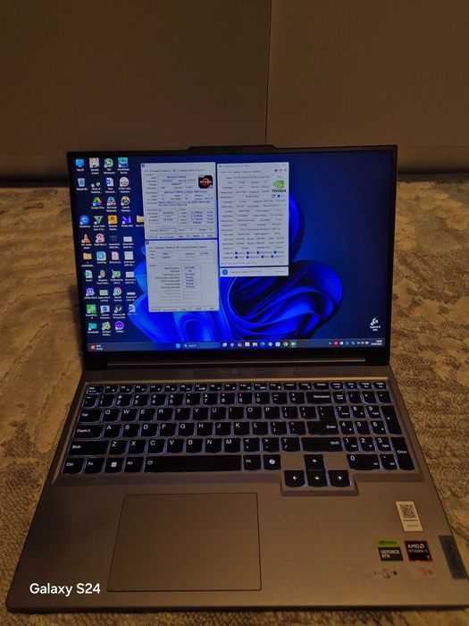 Laptop Legion Slim 5, 16", 8845hs, 32gb, 1tb, RTX 4070 Laptop