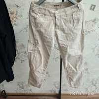 Летние классные штаны, грязно-белого цвета, 44-46