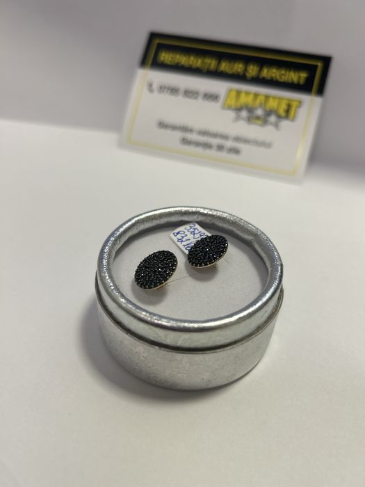 Cercei cu pietre negre (vl) star amanet