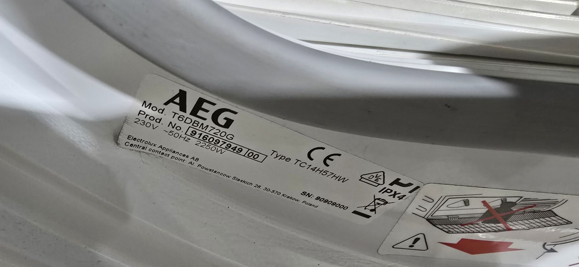 Кондензационна слим сушилня Аег/AEG 7 кг