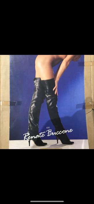 Cizme lungi Renata Bucone, piele neagra marimea37