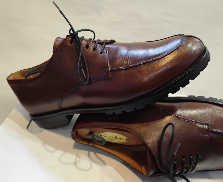 Pantofi derby 43 43.5 split toe KALMAN KALMAN piele naturala moale