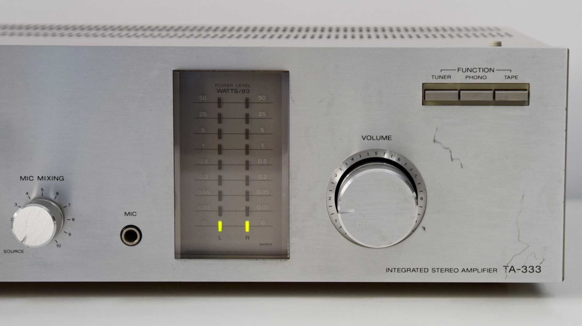 Amplificator Sony TA-333, vintage