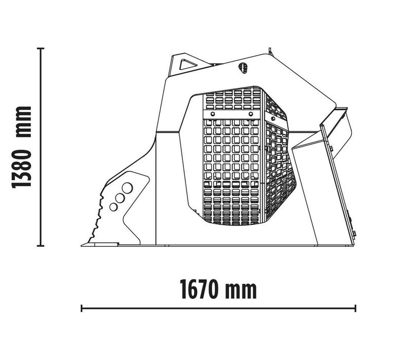 Cupe de SORTARE MB CRUSHER LS170 S2 pt Incarcator 8-15 Tone