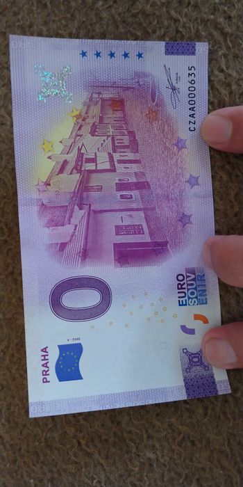Bancnota 0 Euro Zero Euro Praga