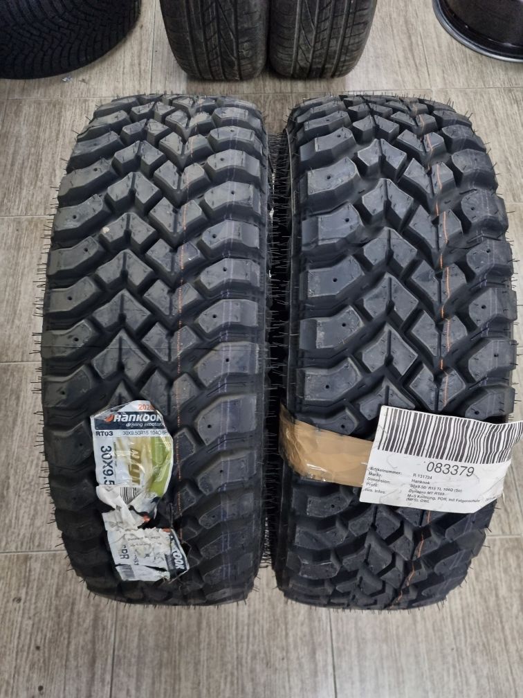 2 anvelope offroad noi 30x9.5 15 Hankook