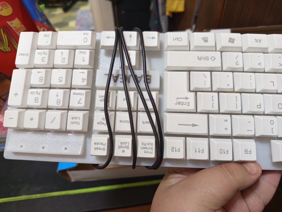 Клавиатура мембранная и мышка