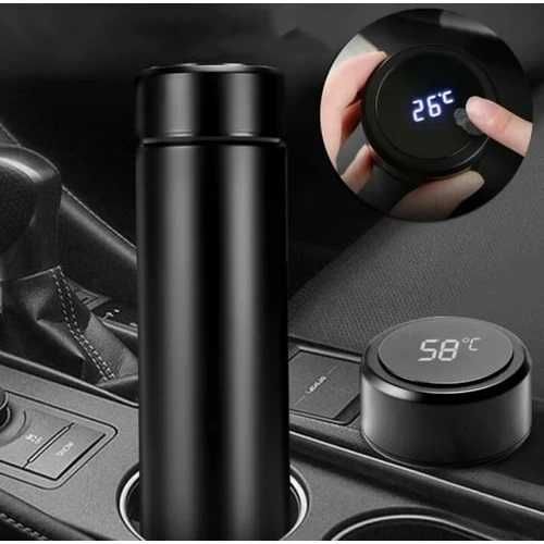 Термос 500ML с филтър и дисплей показващ температурата