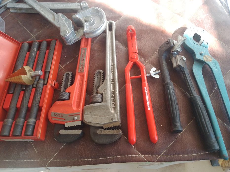 Virax,Ridgid,Rothenberger-инструменти