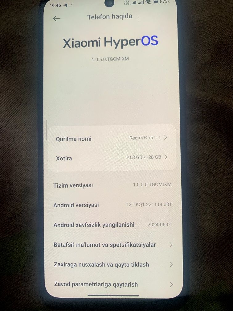 Redmi not 11 sotiladi