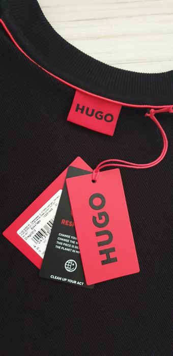 Hugo Boss HUGO Duragol212 Mens S L НОВО! ОРИГИНАЛ! Мъжка Блуза Суичър