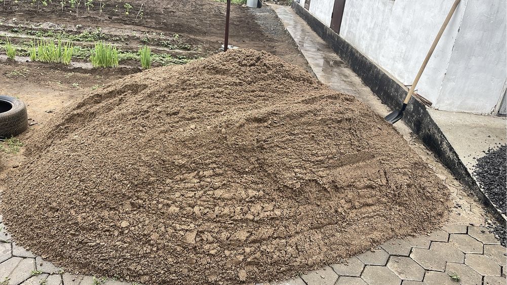 Песок  щебень отсев