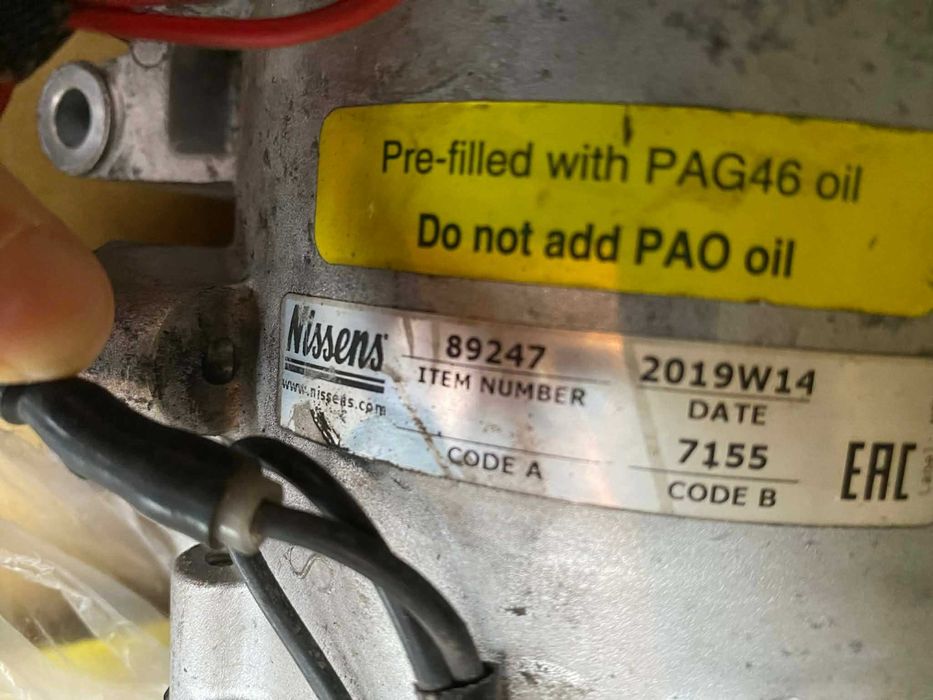 Компресор климатик Honda CR-V 3- Nissens 89247 дефектен за рециклиране