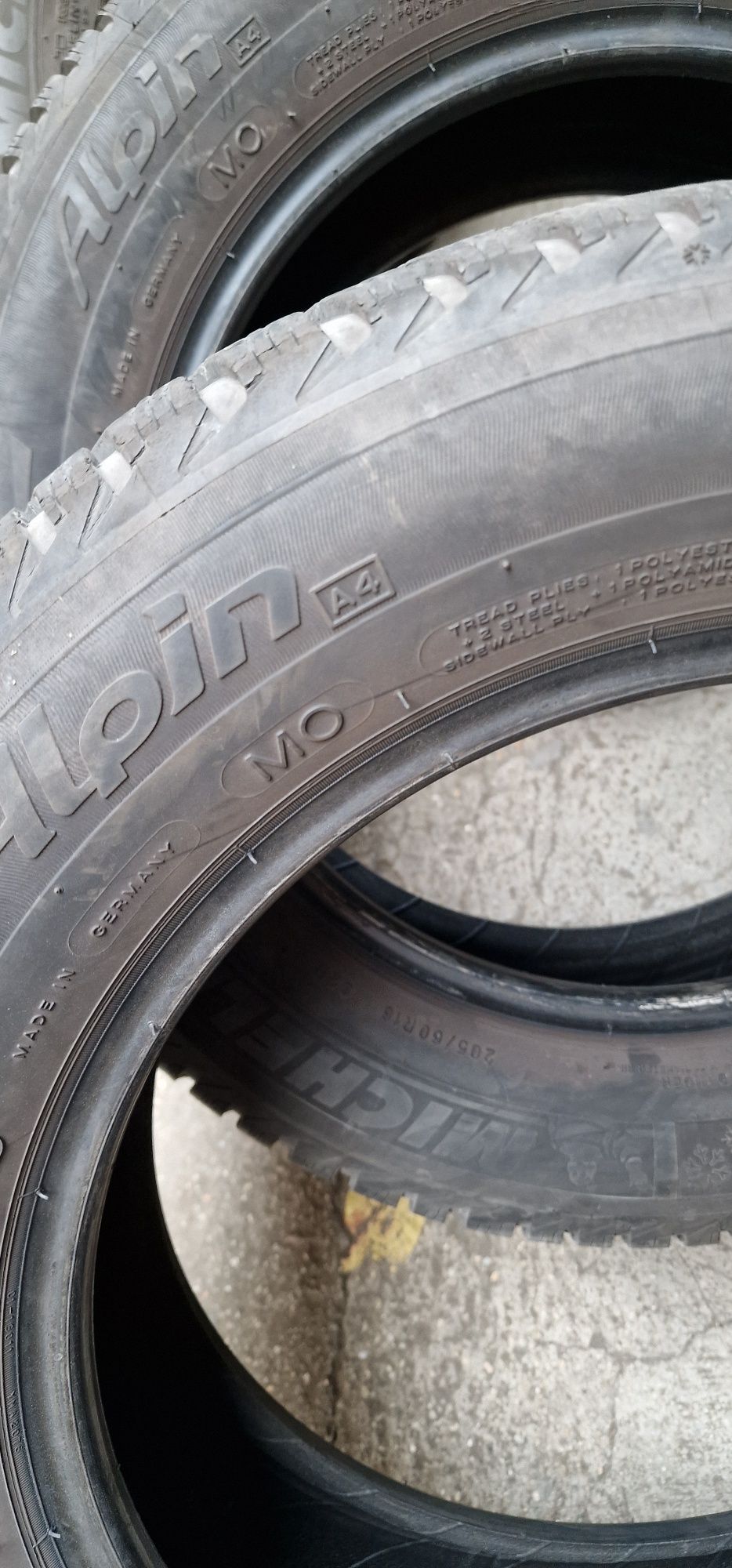205/60/16 Michelin Alpin A4 MO