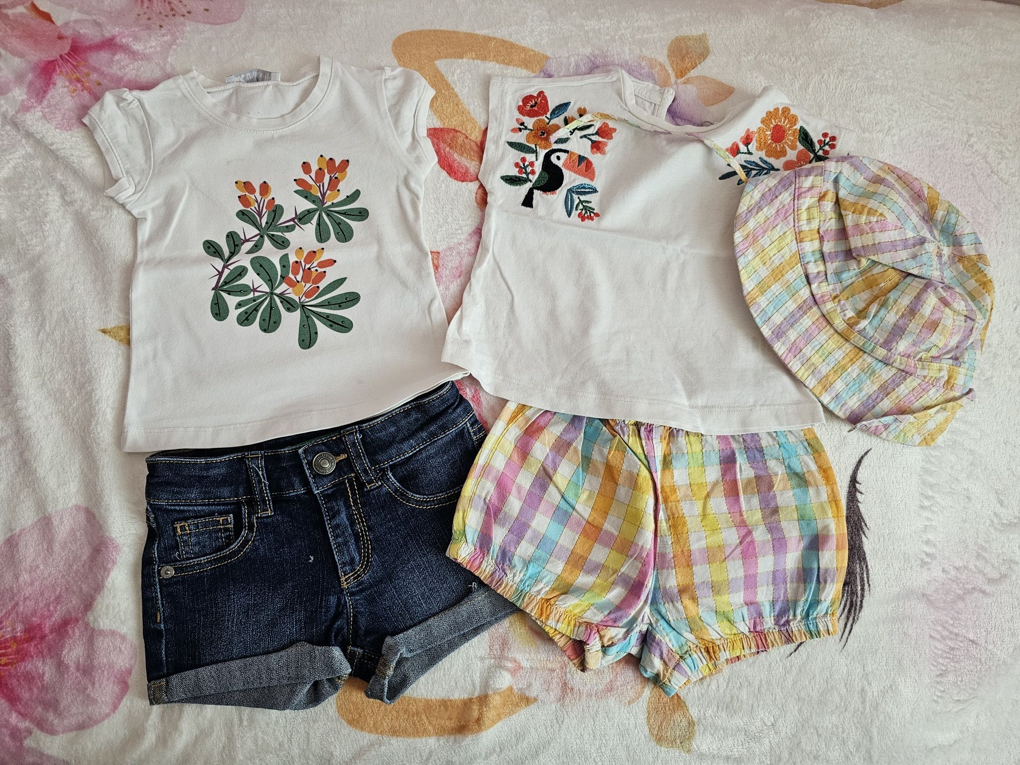 Лот дрехи момиче - Benetton, H&M, Mayoral, Burberry