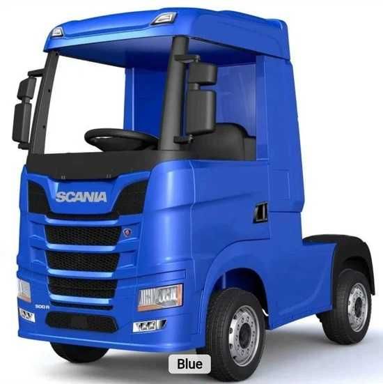 Camion electric pentru copii, SCANIA R-SERIES 4x 45w 12V 14Ah Blue