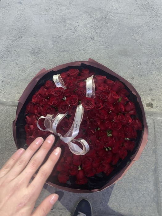 Цветы шымкент красный 101