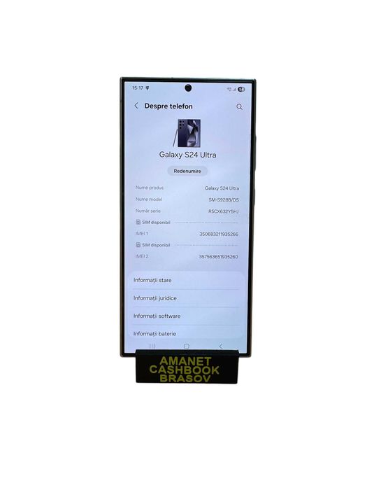 Samsung S24 Ultra - 256 GB - Cashbook Amanet Brasov