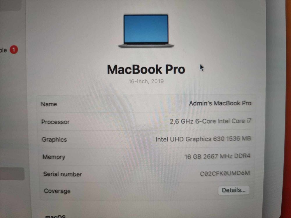 MacBook Pro 16-inch с калъф