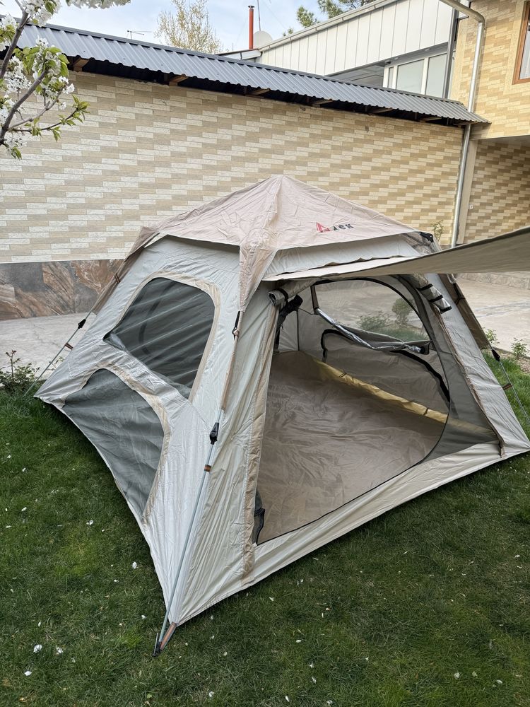 Palatka chodir kemping uchun arenda stol stul garelka