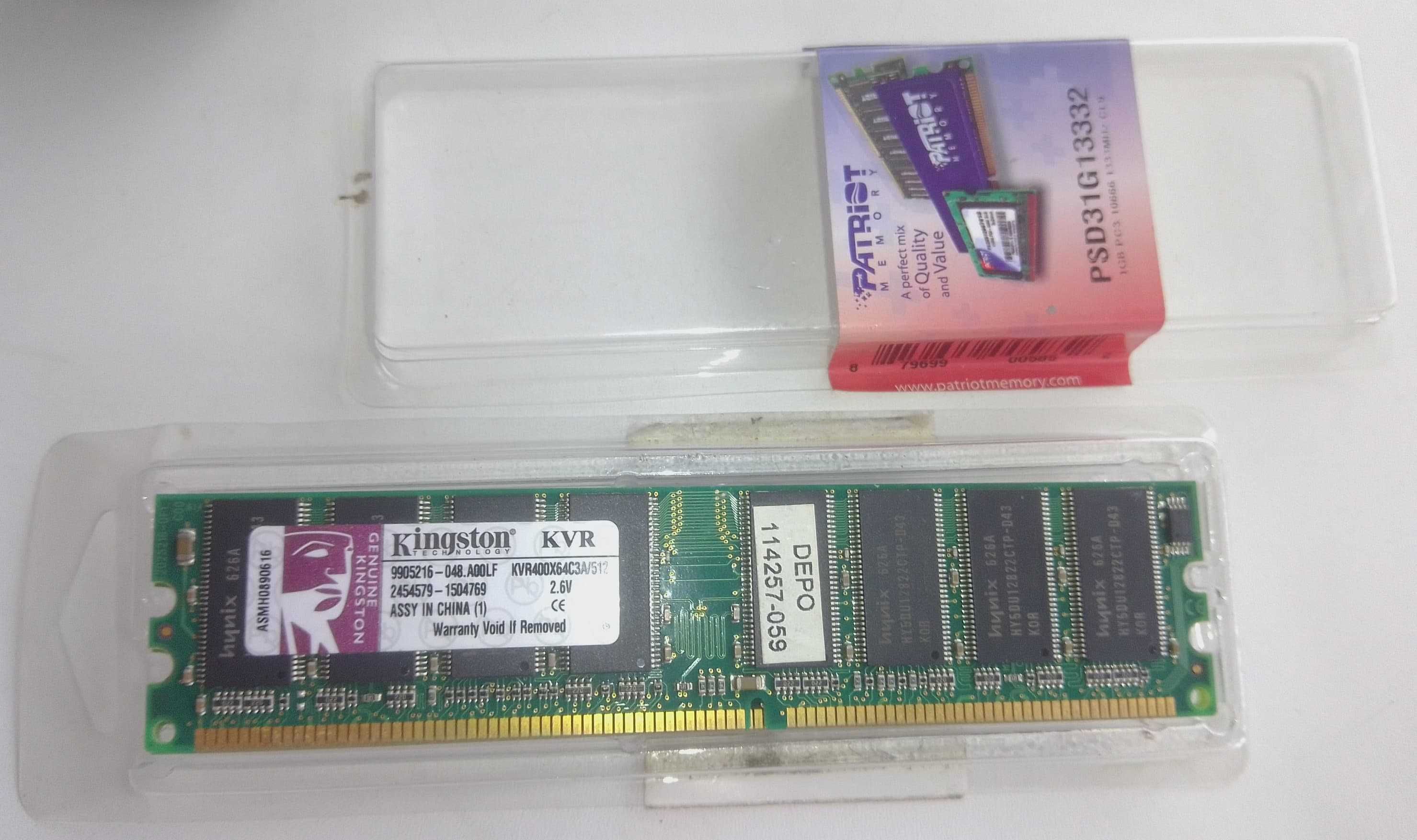 продам модули оперативной памяти Kingston KVR 512Mb DDR400 DIMM PC3200
