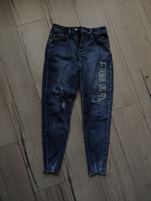 Дамски сини дънки