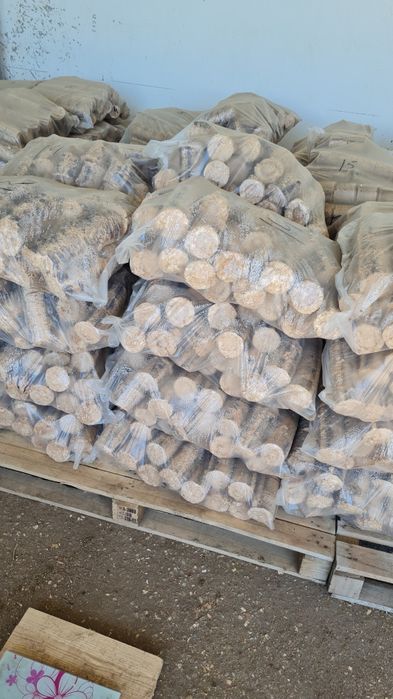 Brichete foc din rumegus fag si stejar producator transport judet Ag