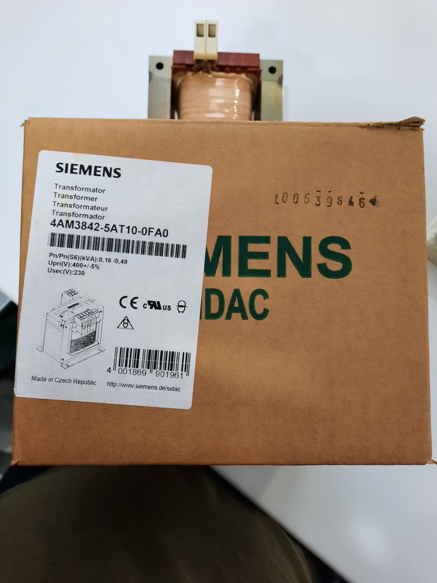 Понижающий трансформатор SIEMENS