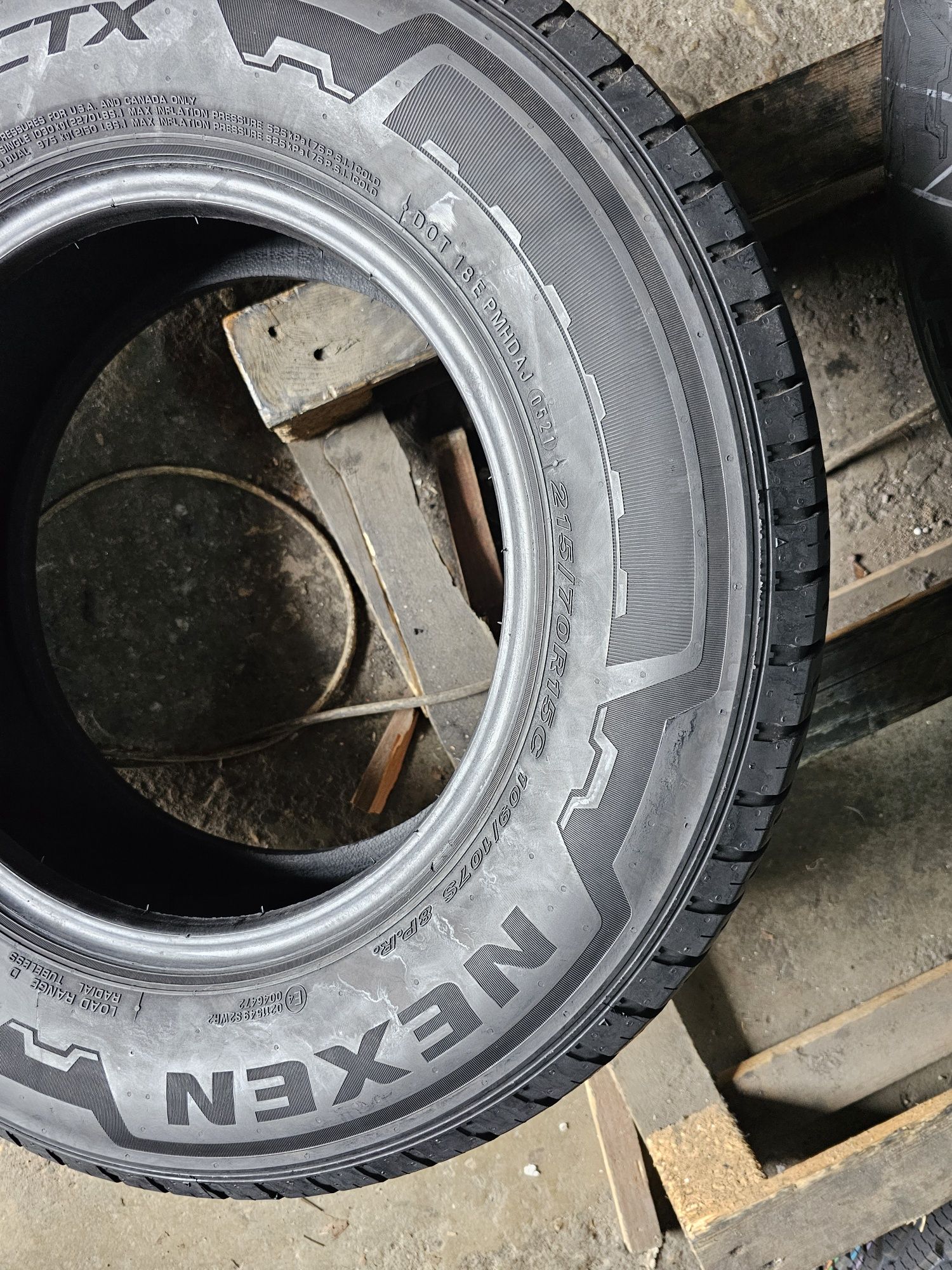 4 anvelope vara 215 70 15C Nexen 2021 7mm