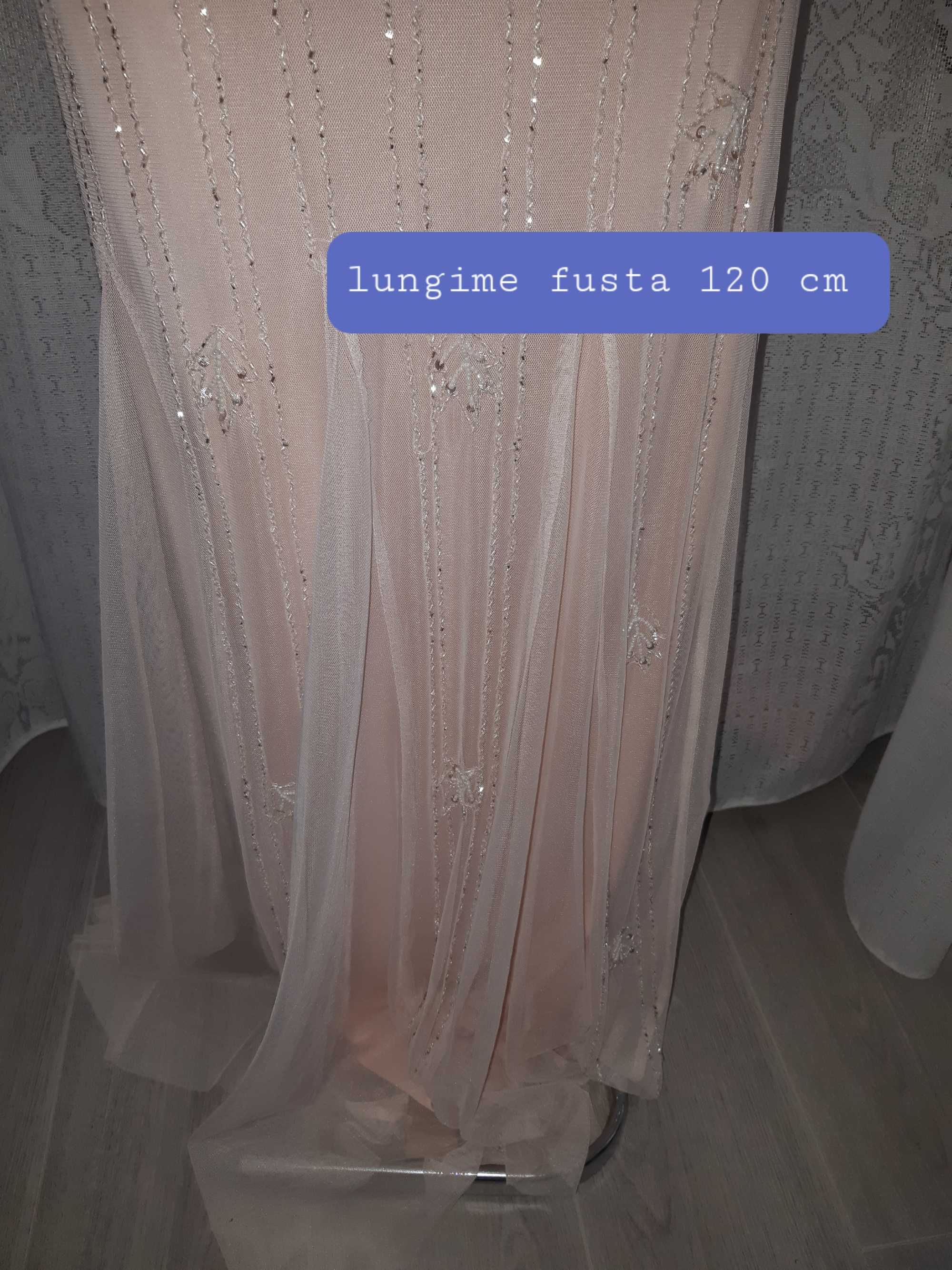 rochie ocazie lunga cu paiete
