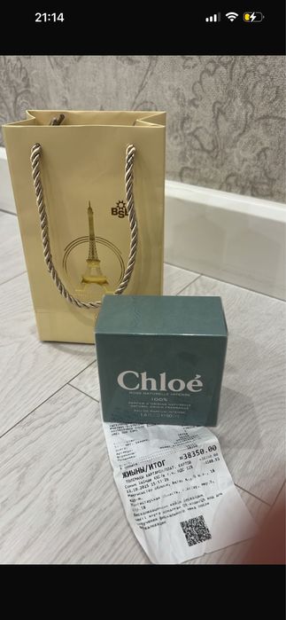 Парфюм новый не вскрытый чек есть