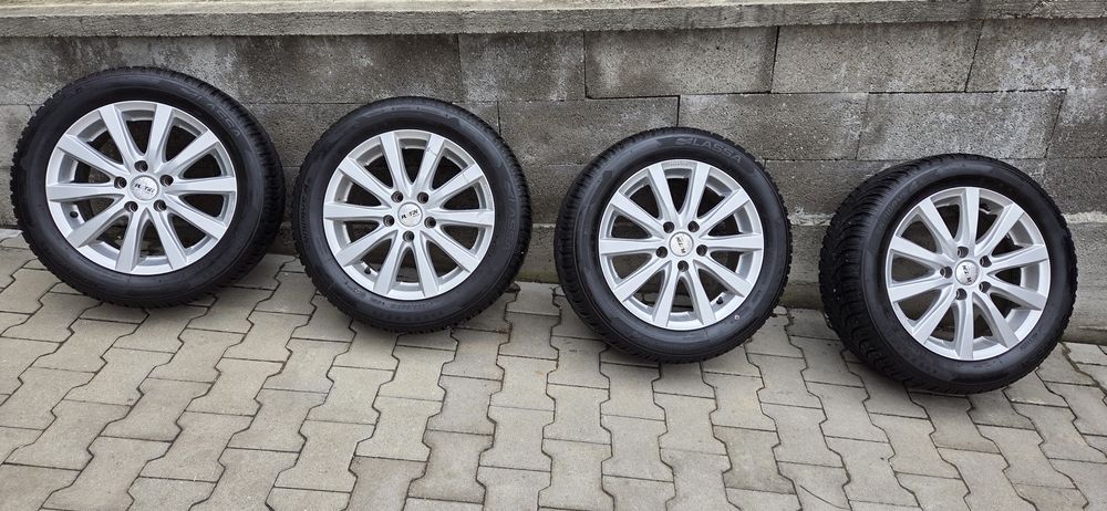 Anvelope iarna 205 55 R16 -jante 5 × 112 - VW / Seat /Audi / Skoda