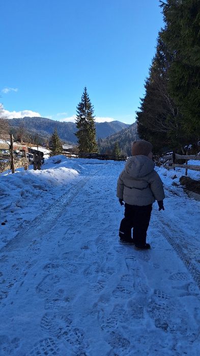 Pantaloni captușiți de iarnă marimea 92