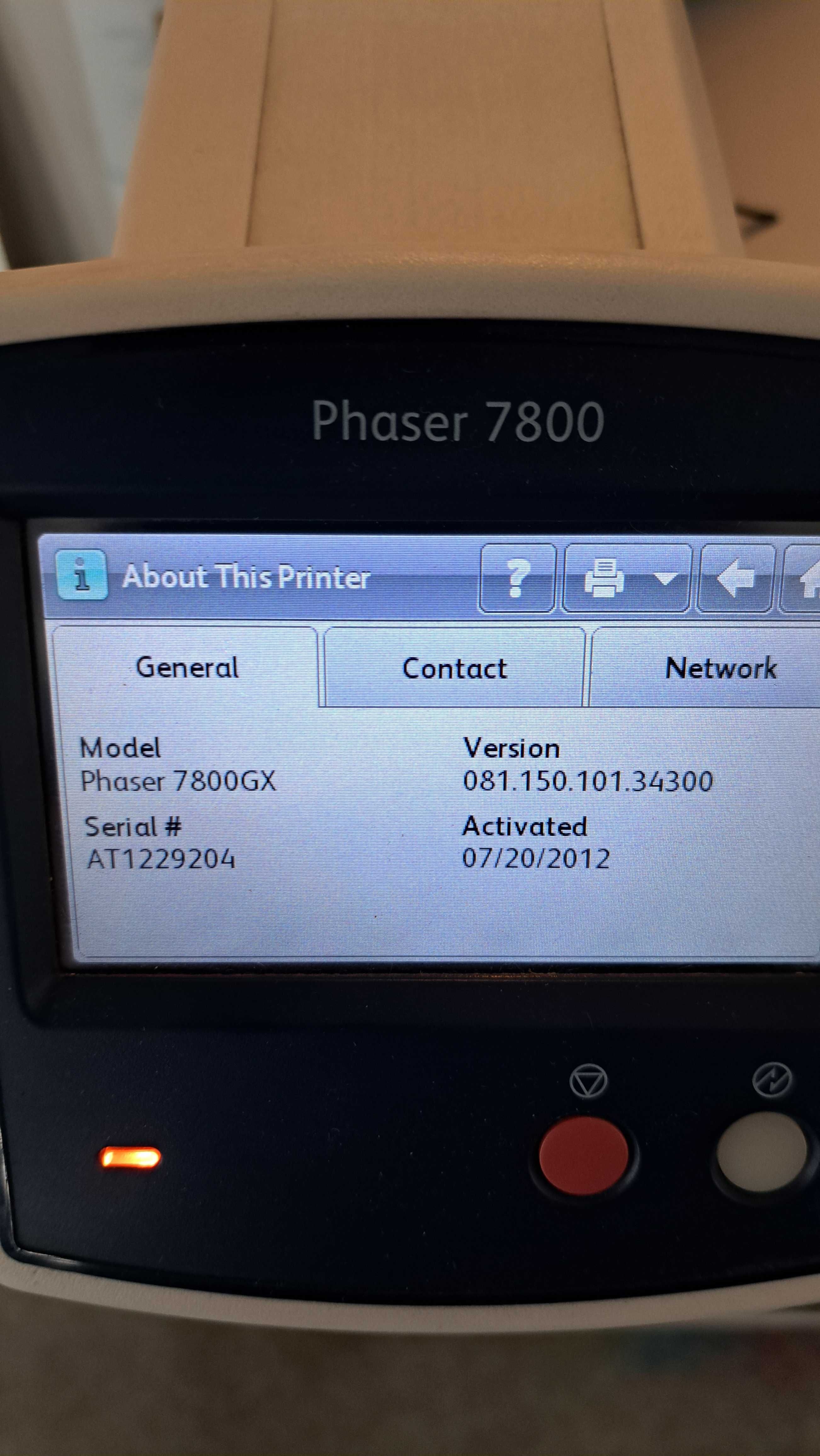 Цветен принтер Xerox Phaser 7800