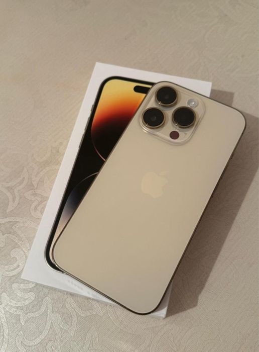 Айфон 14 про золотистый