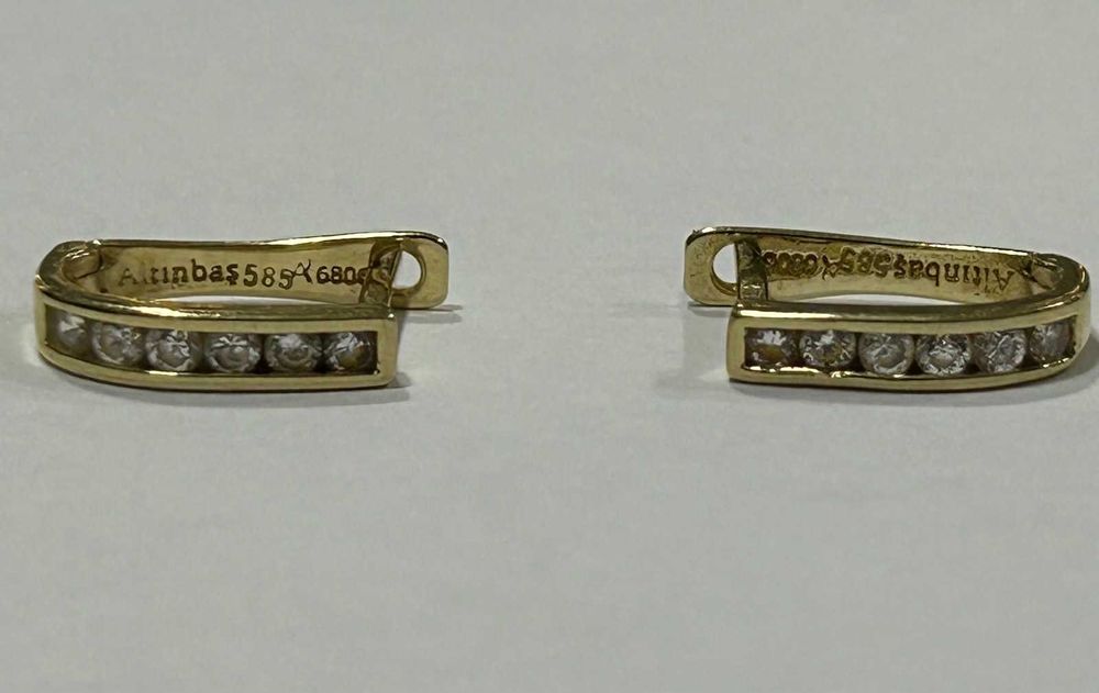 Златни обеци 14 К 585 / 2 гр.