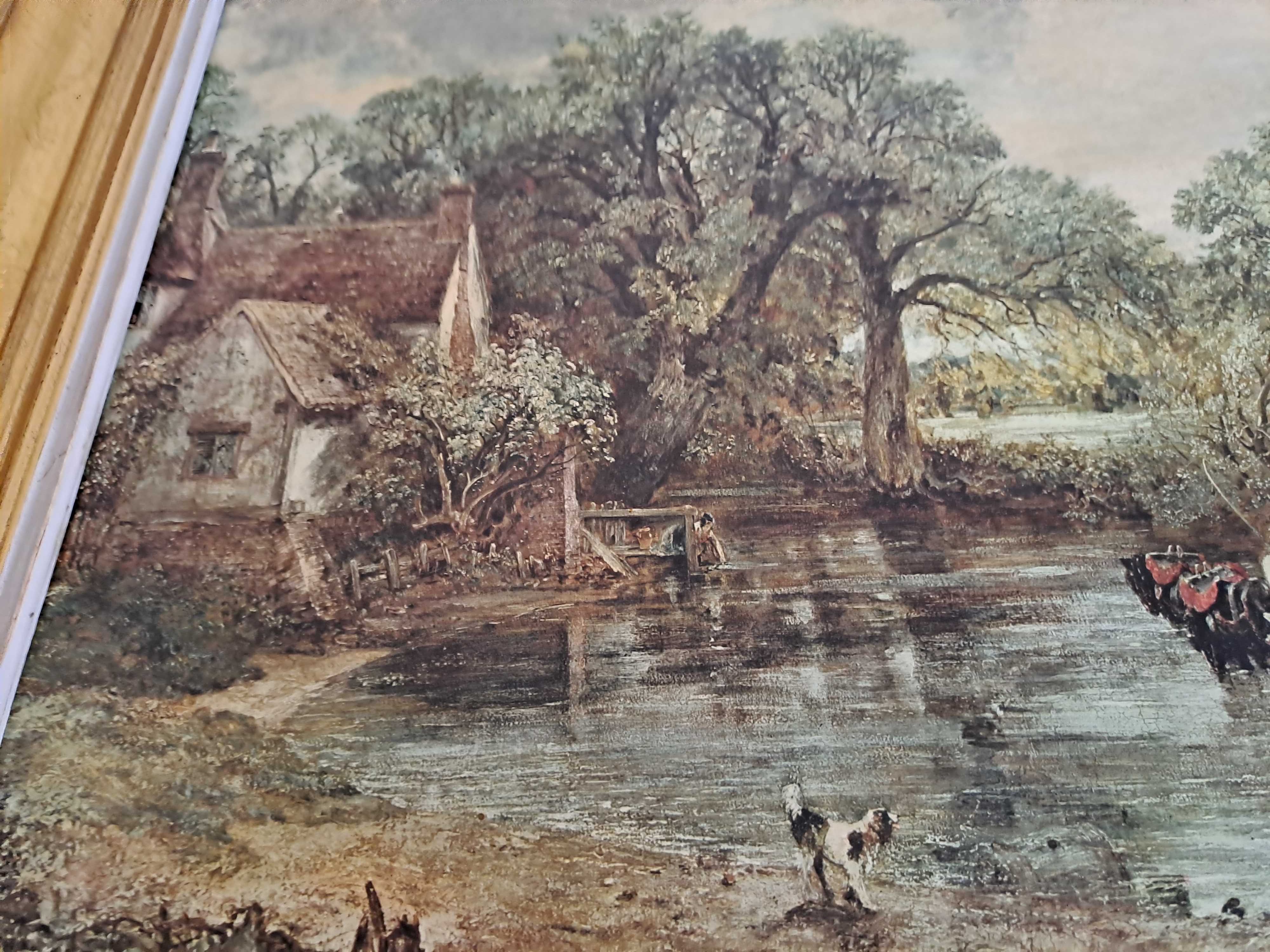 Tablou pictura in ulei copie John Constable 78/58 cm