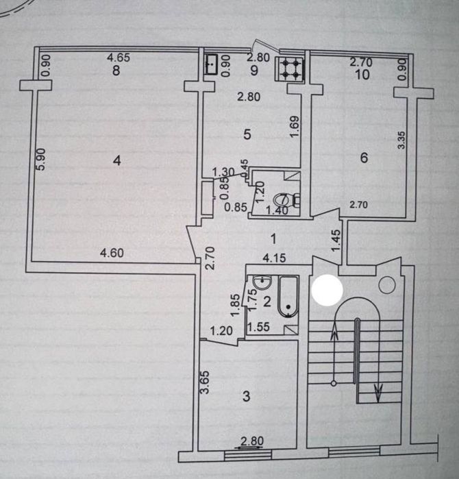 Продается 3-комнатная квартира, улица Саида Барака, ориентир ГУВД