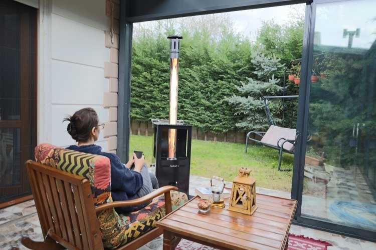 печка на пелети  градинска печка