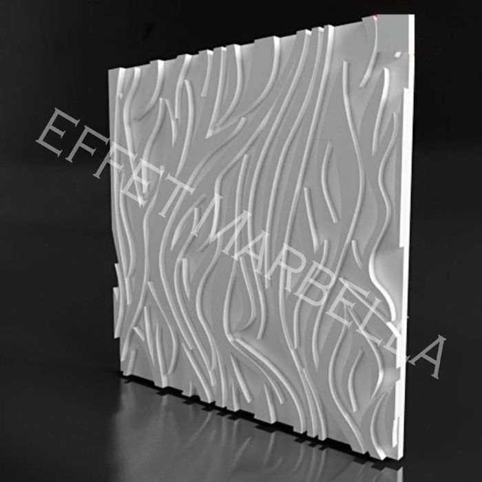 Декоративни 3D панели - 3д гипсови панели, облицовки за стени 0127