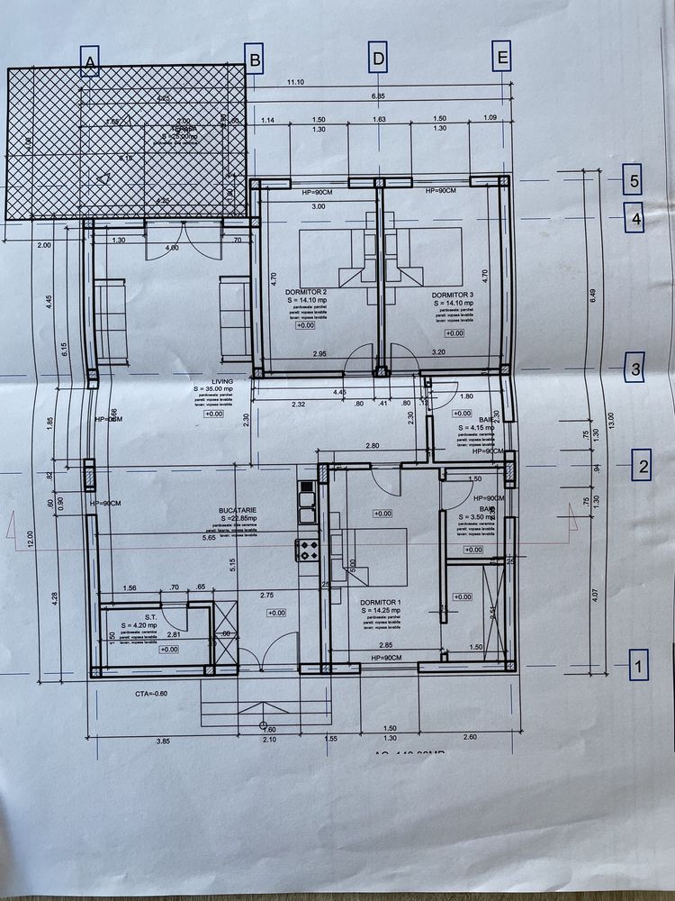 Casa parter Domnesti-Teghes