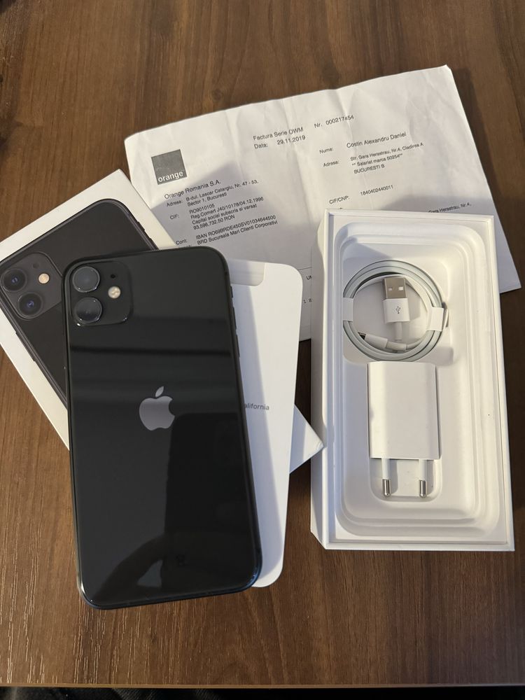 Iphone 11 128GB black neverlocked / necodat