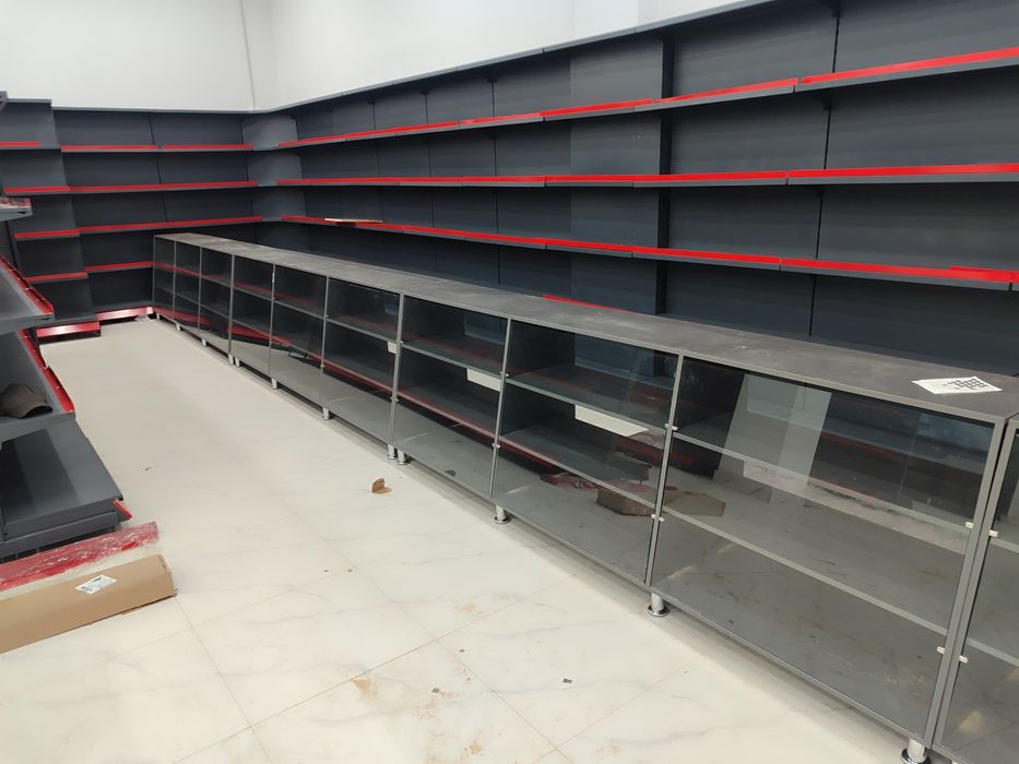 Заказга полка витриналар