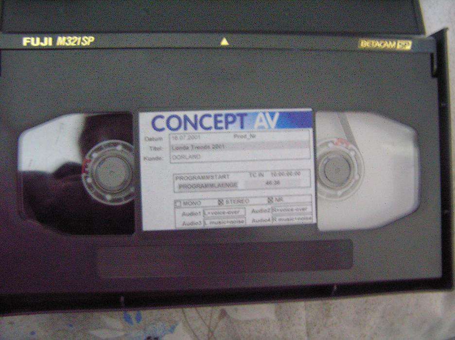 caseta video betacam vintage